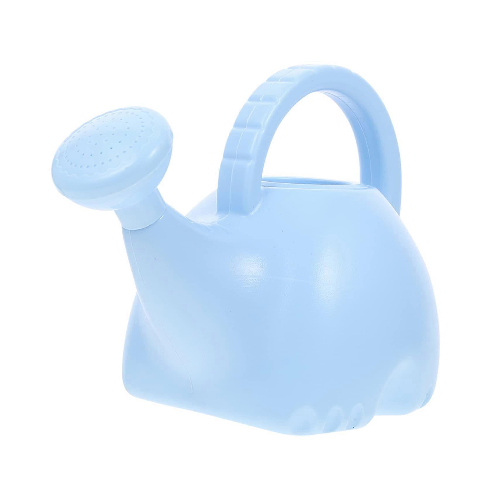 Cartoon Elephant Flower Pot Watering Can for Outdoor Use Cartoon Watering Can Small Watering Can Elephant Watering Can Plastic Blue