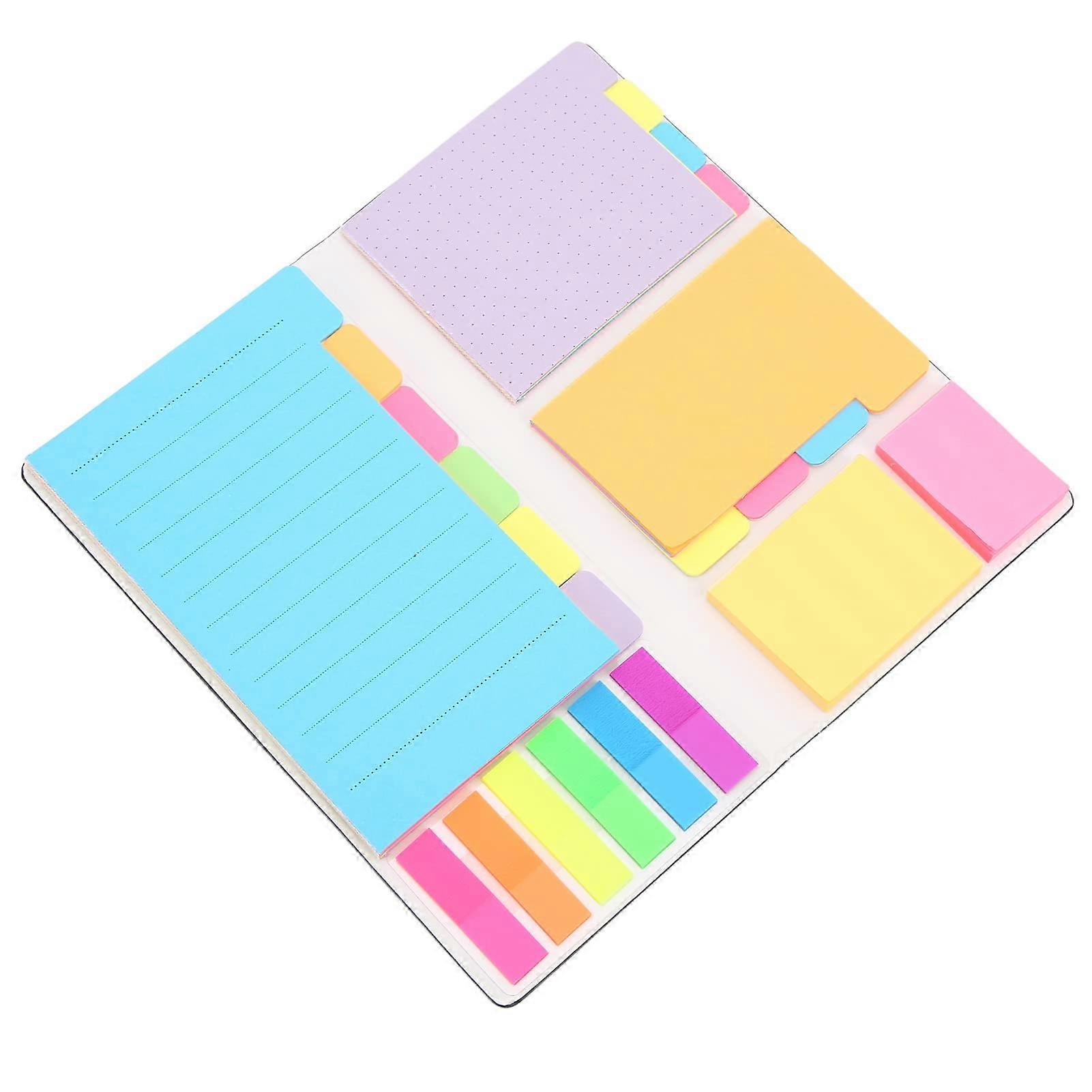 Colorful Refillable Notepad Set, Clear Texture, A5 Size Notebooks for Business Gifts and Work Notes