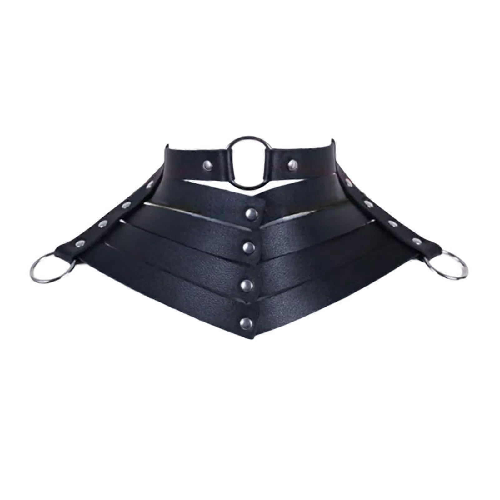 Adjustable Faux Leather Necklace, Soft PU Leather Choker for All Neck Sizes, Stylish Clavicle Chain