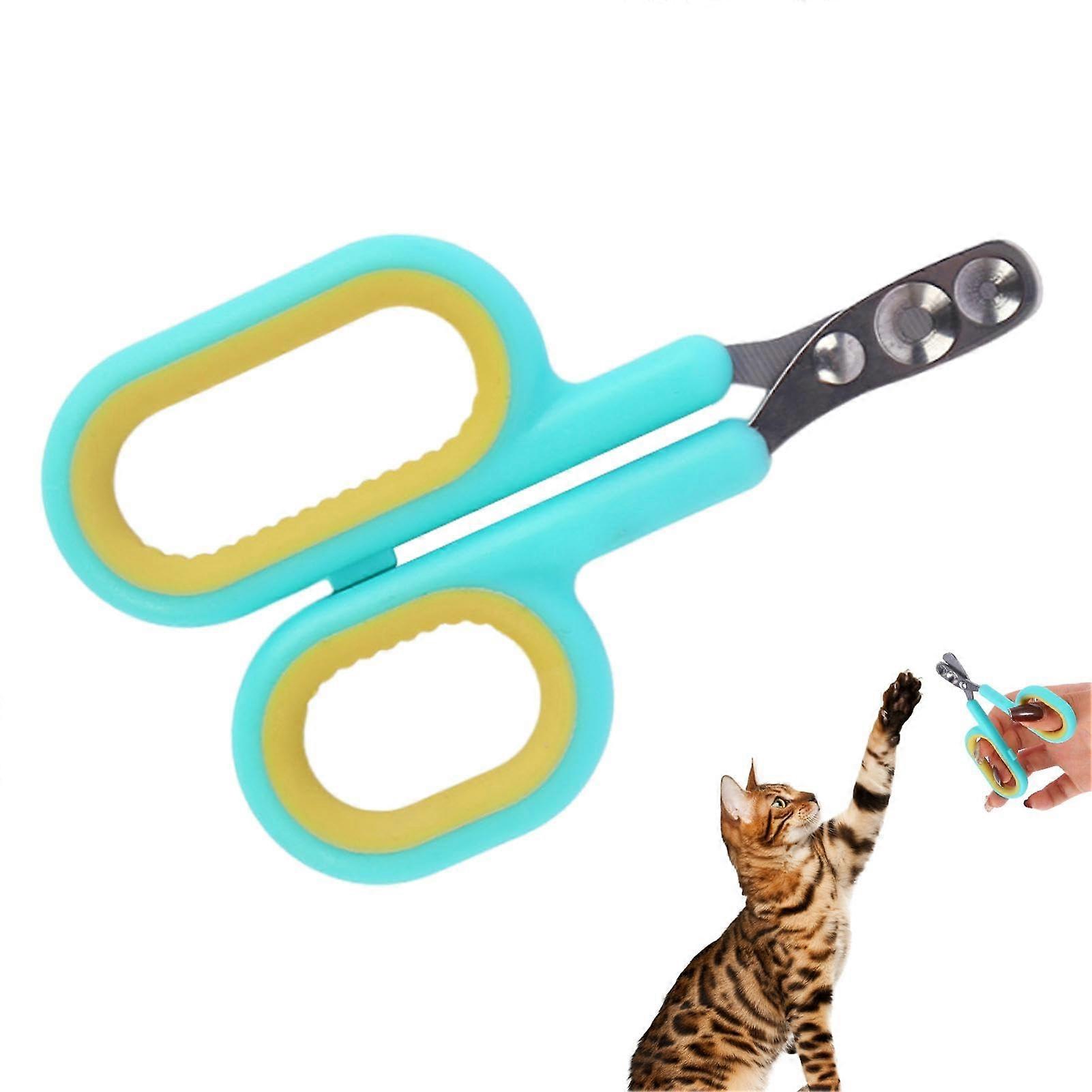 Cat Claw Clippers for Cats, Claw Cutter for Kittens, Scissors with Small Round Holes, Injury Protection for Pets, Professional Grooming Tool, Oven 1