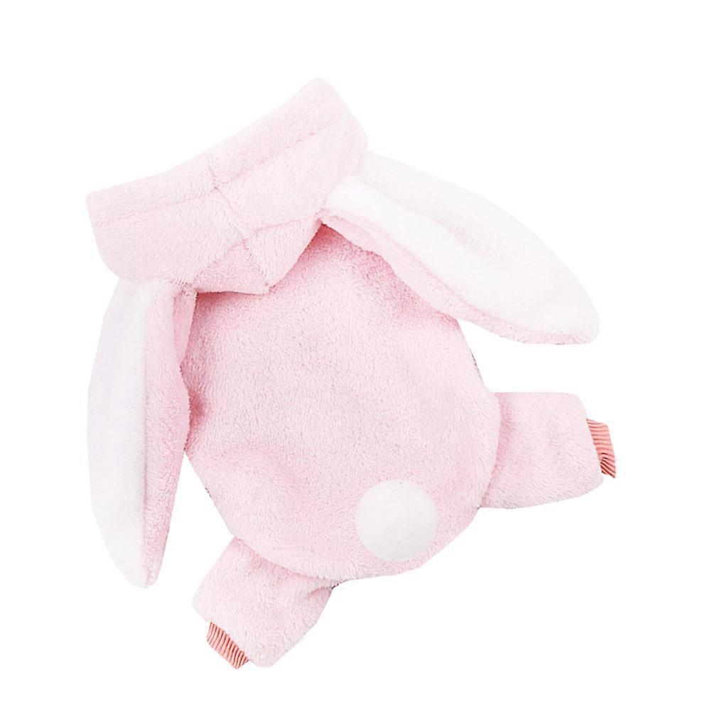 Adorable Rabbit Ear Pet Costume in Fleece for Special Occasions and Photo Taking Small Size