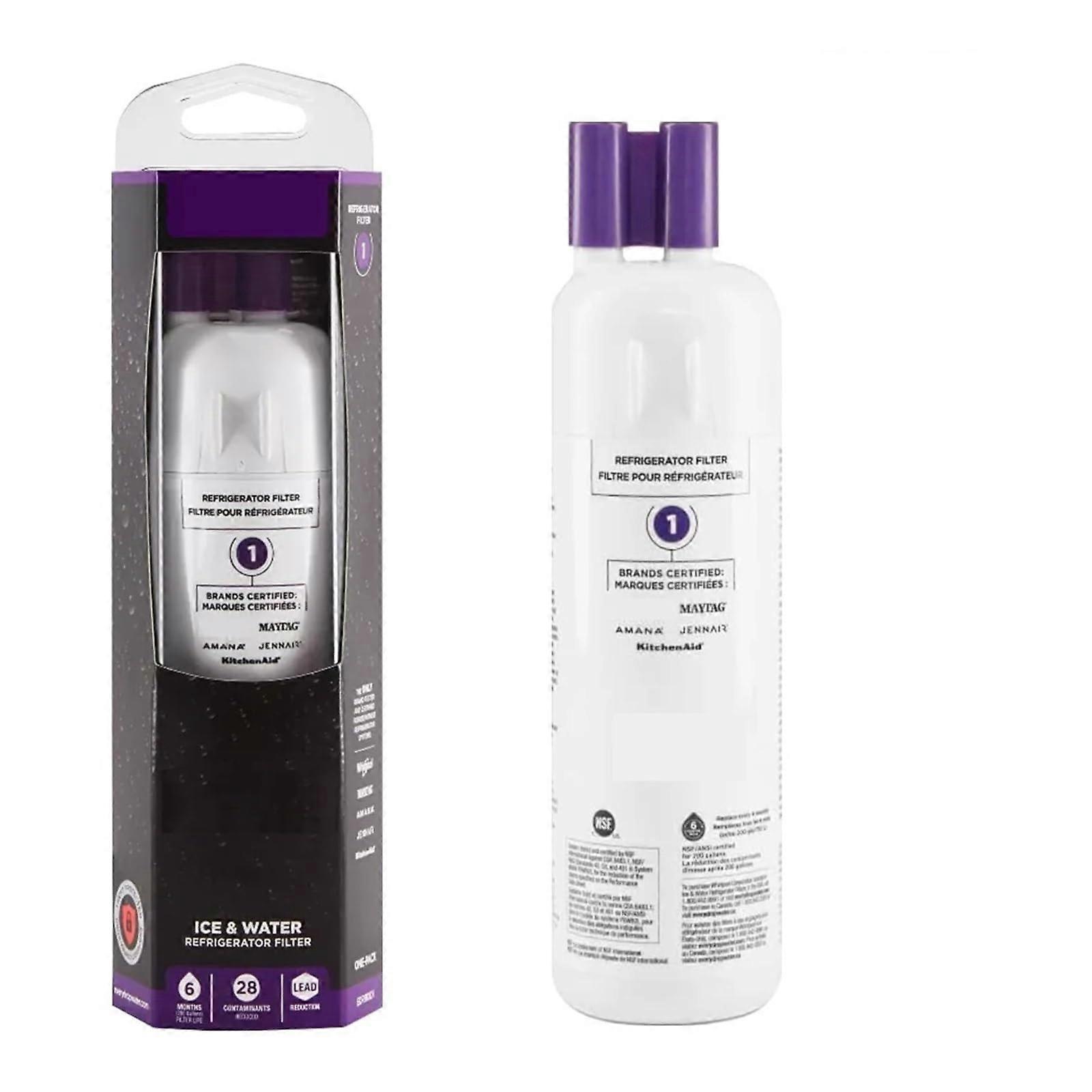 Fridge Water Filter Replacement For EveryDrop By Whirlpool Compatible With EDR1RXD1 W10295370A 9081 P8RFWB2L P4RFWB