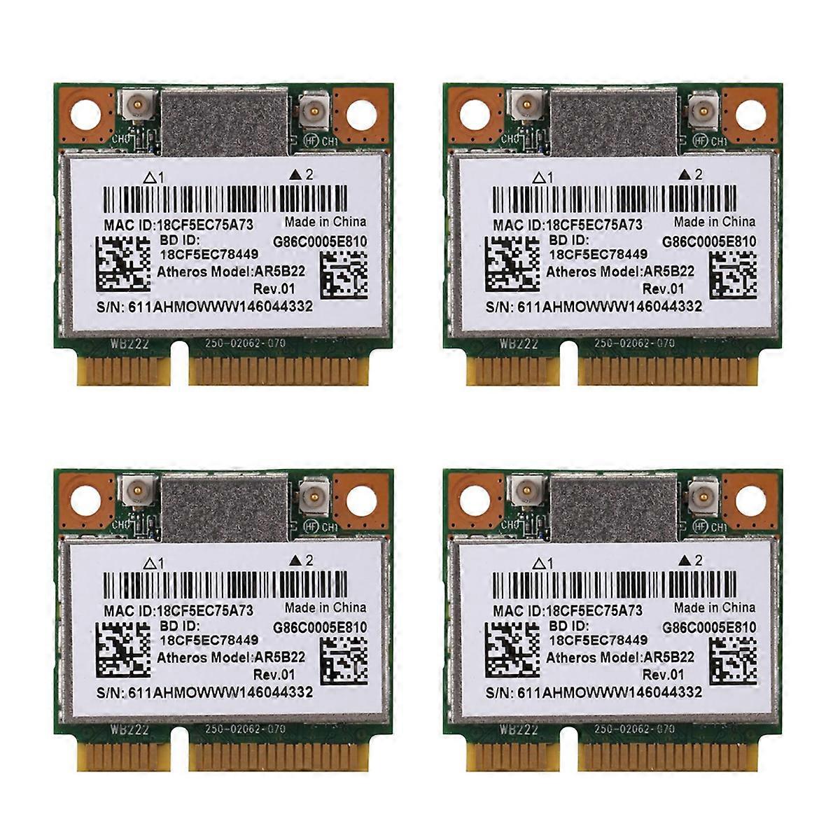 4X AR5B22 2.4/5GHz Dual Band Wifi Card 802.11AC Bluetooth 4.0 Wireless WLAN Card for Y400 Y500 Y410P