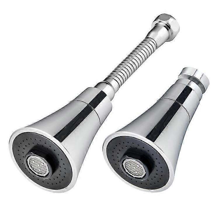 Aérateur de robinet rotatif à 360 degrés, économie d’eau, spray ventilé et spray de douche, deux modes d’eau