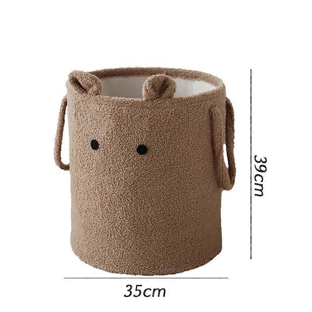 INF Lambswool Laundry Basket Practical Storage for Home
