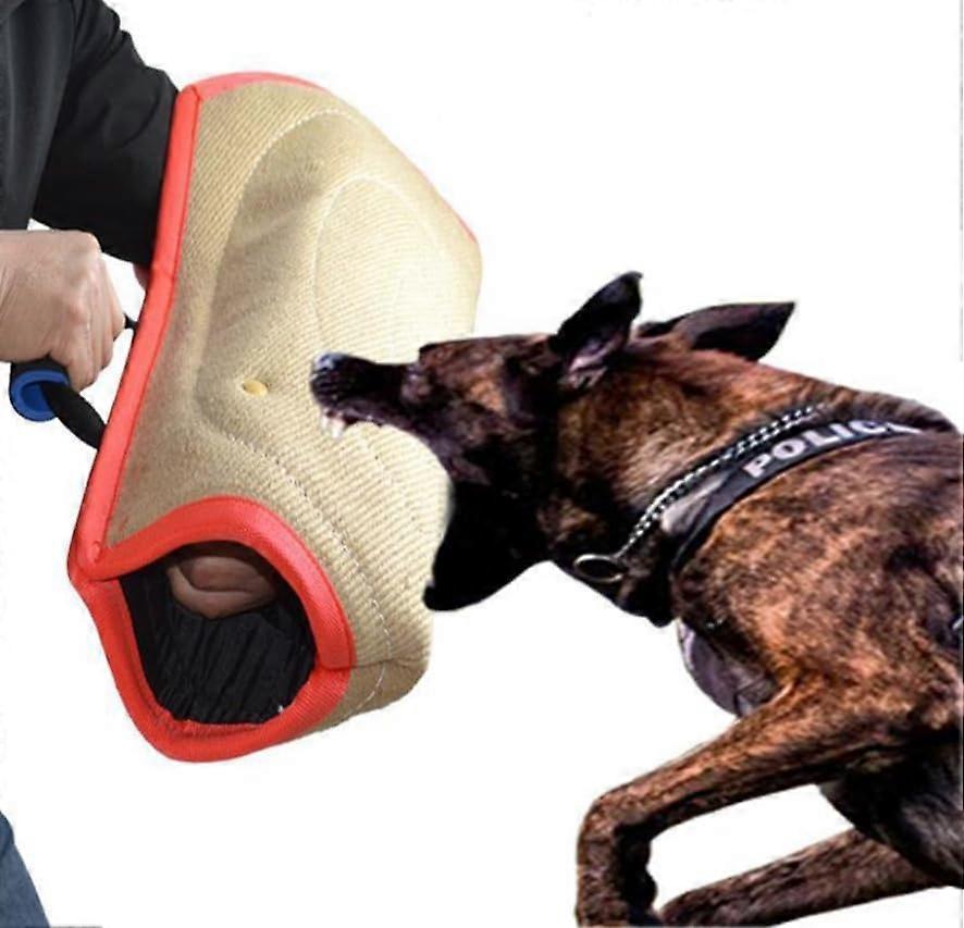 Dog Bite Sleeve Open Sleeve For German Shepherds - Thickened Hemp Twill Arm Protector, Bite Training Accessory