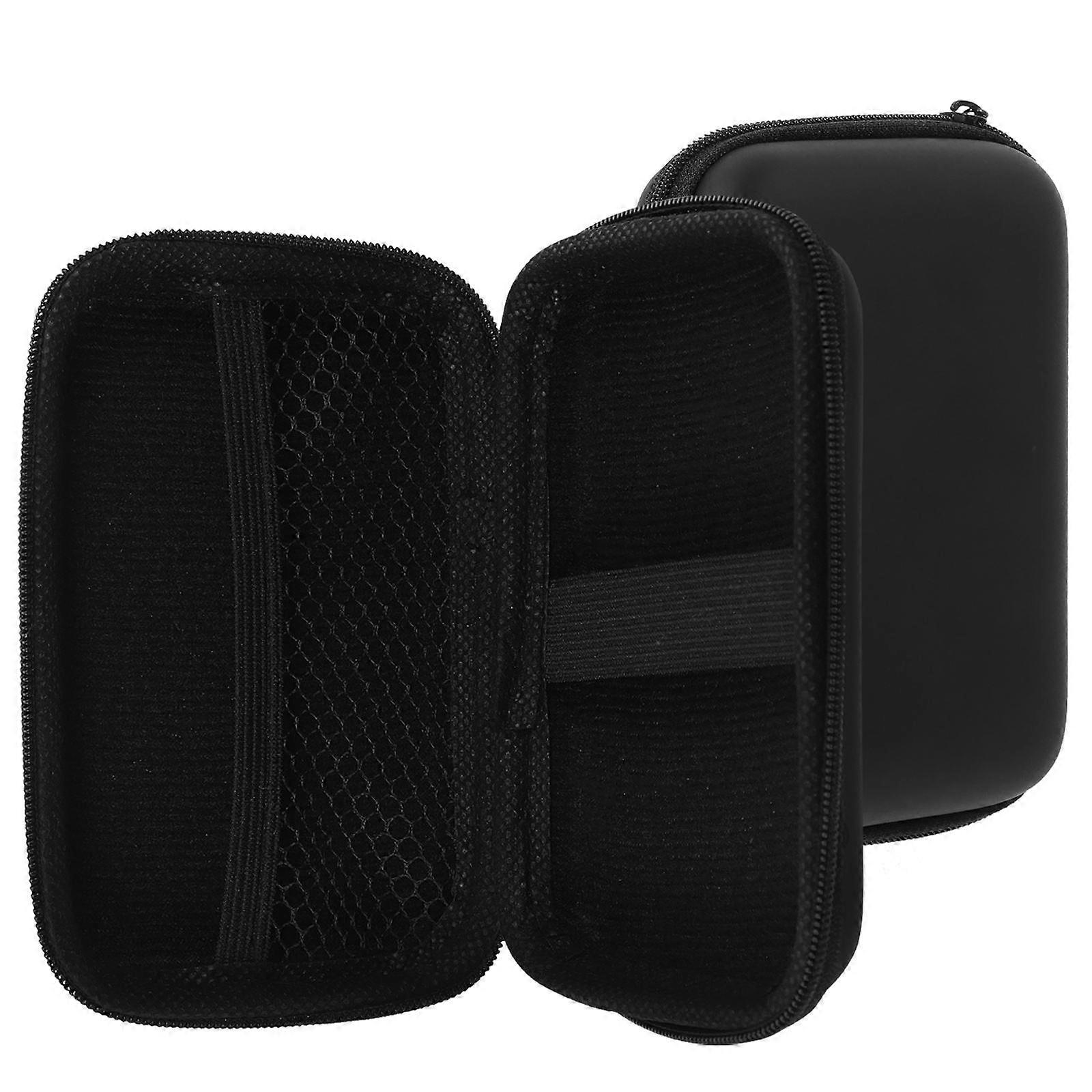 Wireless Microphone Case Mic Holders for Storage Use 2Pcs Black Eva Pouches