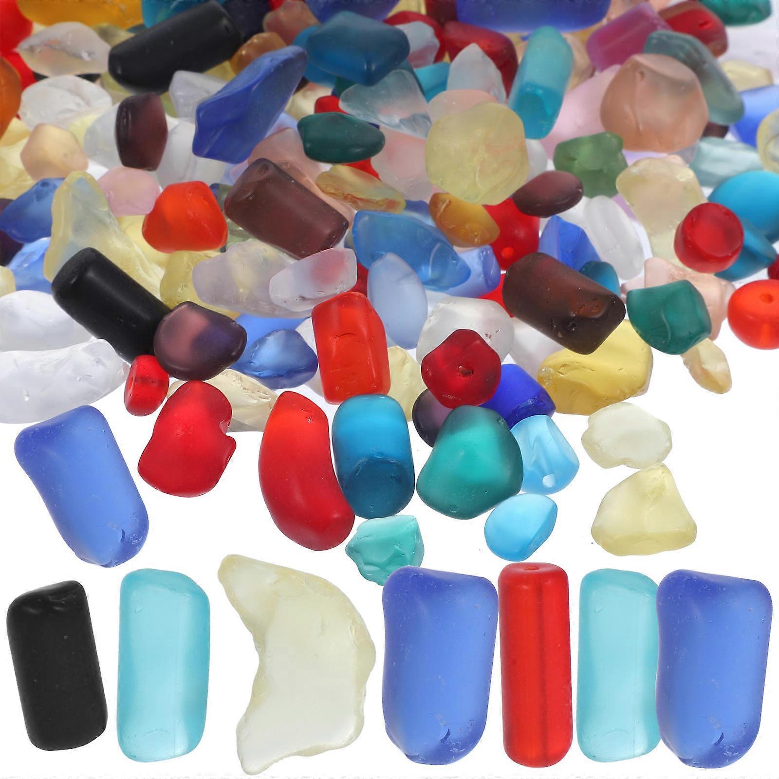 Polished Stones Fish Tank Substrate Not Easy To Deform And Fade Suitable For Landscaping Decoration In Aquarium 1Set