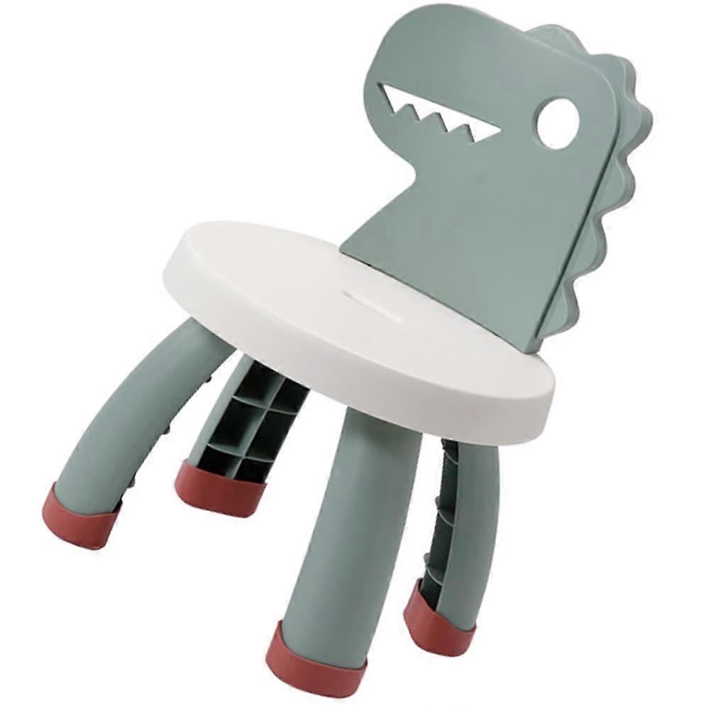 Cartoon Dinosaur Stool for Preschool Chair with Back Support – Safe, Stable, and Eye Catching Design