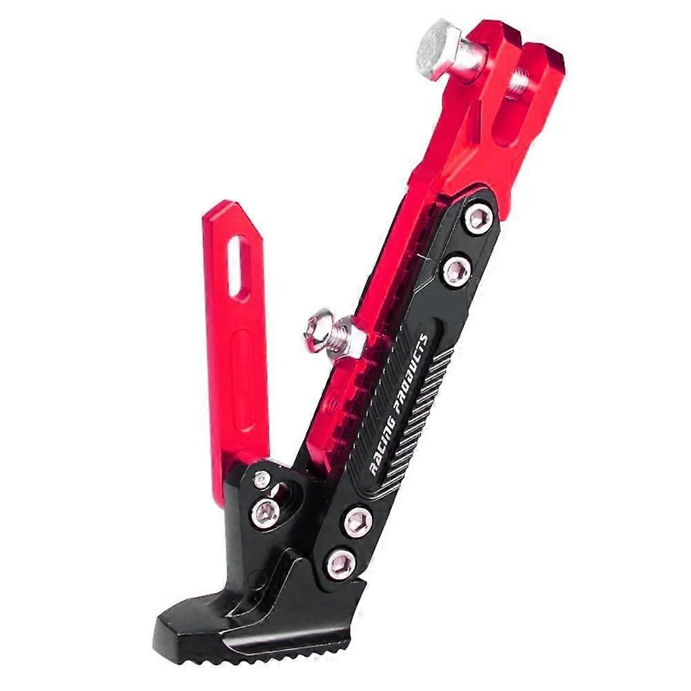 Kickstand Side Mount Adjustable Motorcycle Parking Bracket For Yamaha MT-03 MT-125 Fazer 1000 DragStar 1100 MT-10 Red