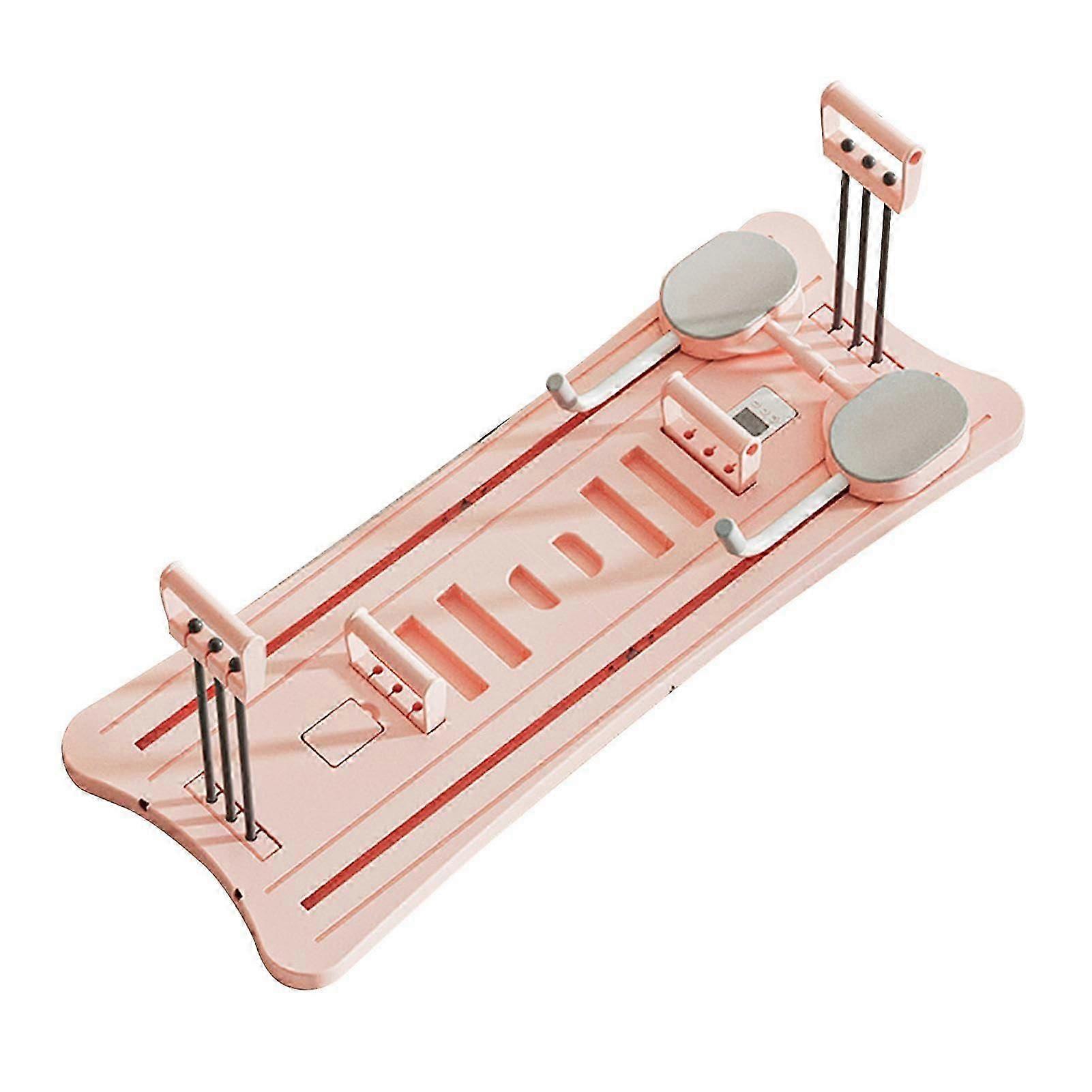 Foldable Pilates Reformer Board for Effective Core Workouts at Home - Rose