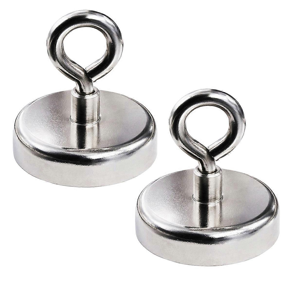 10 Pcs Strong Magnetic Hooks Round Shape Handy Holder Tool For House Supplies Featuring 34Kg Suction Perfect For Warehouse Decor And Lifting Tasks
