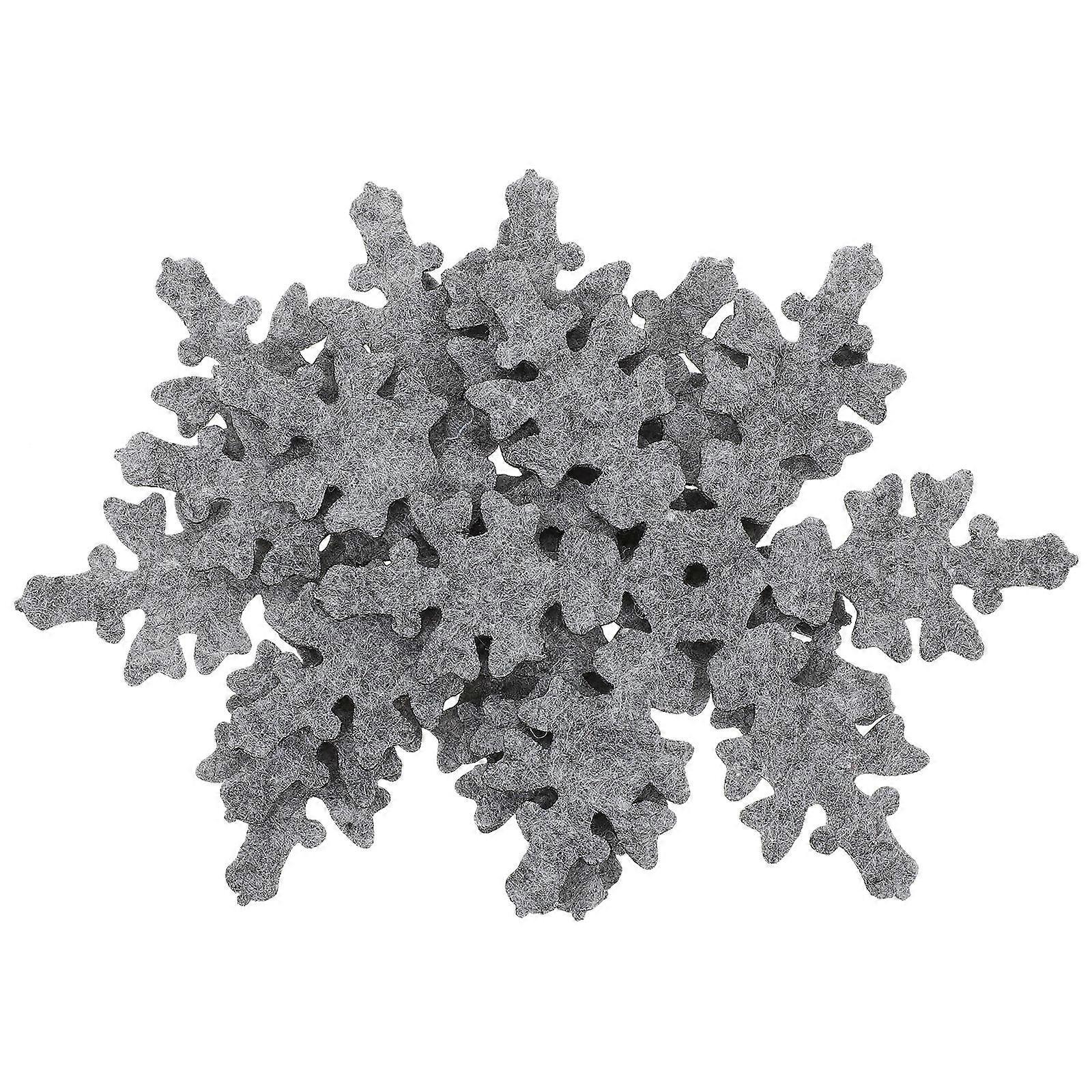 Decorative Placemat 8Pcs Snowflake Coasters For Christmas Table Decor Suitable For Homeowners