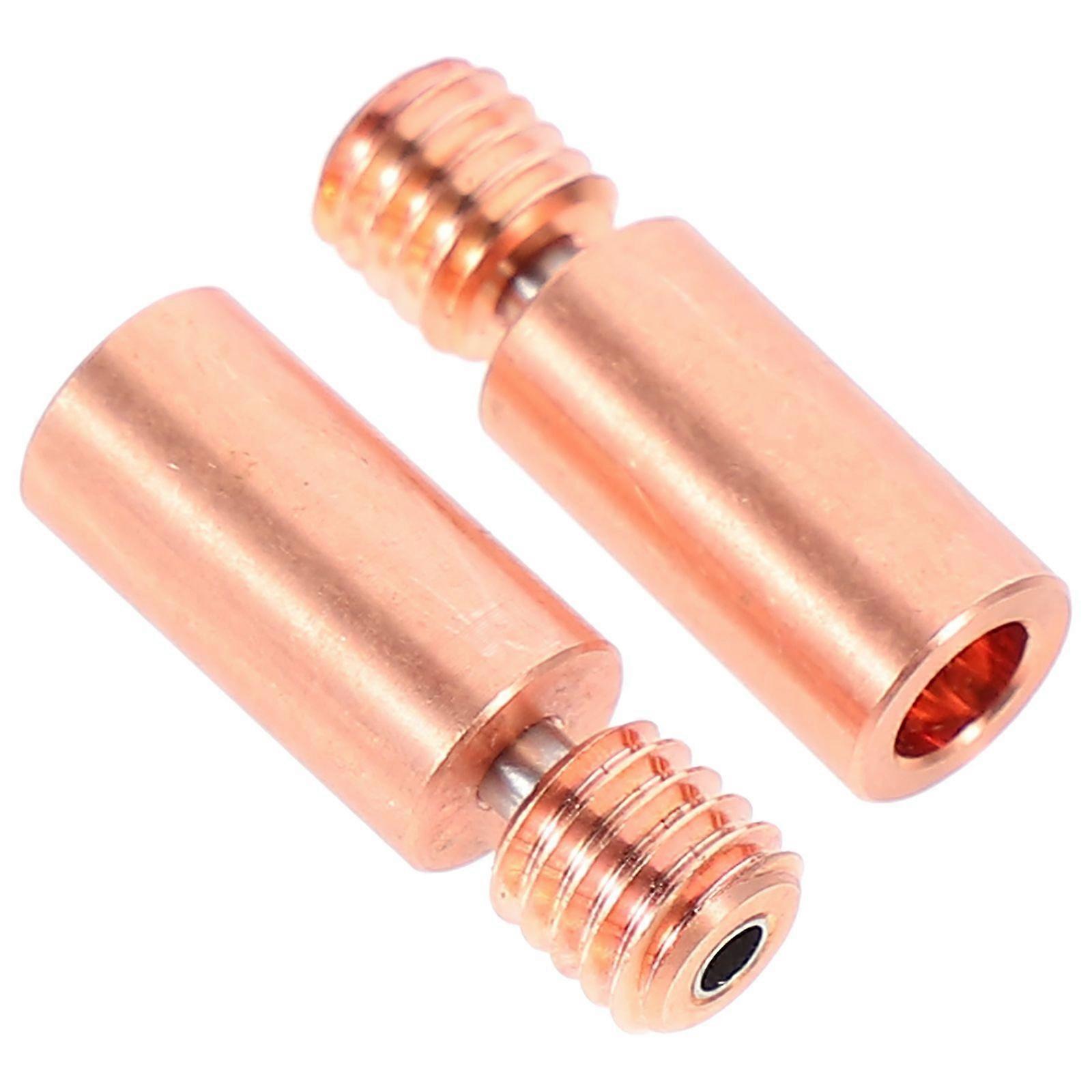 High-Temperature Heatbreak 3D Printer Accessories For 3D Printing 0.90X0.28X0.28 Inch Smooth Surface Avoid Material Swelling 2Pcs