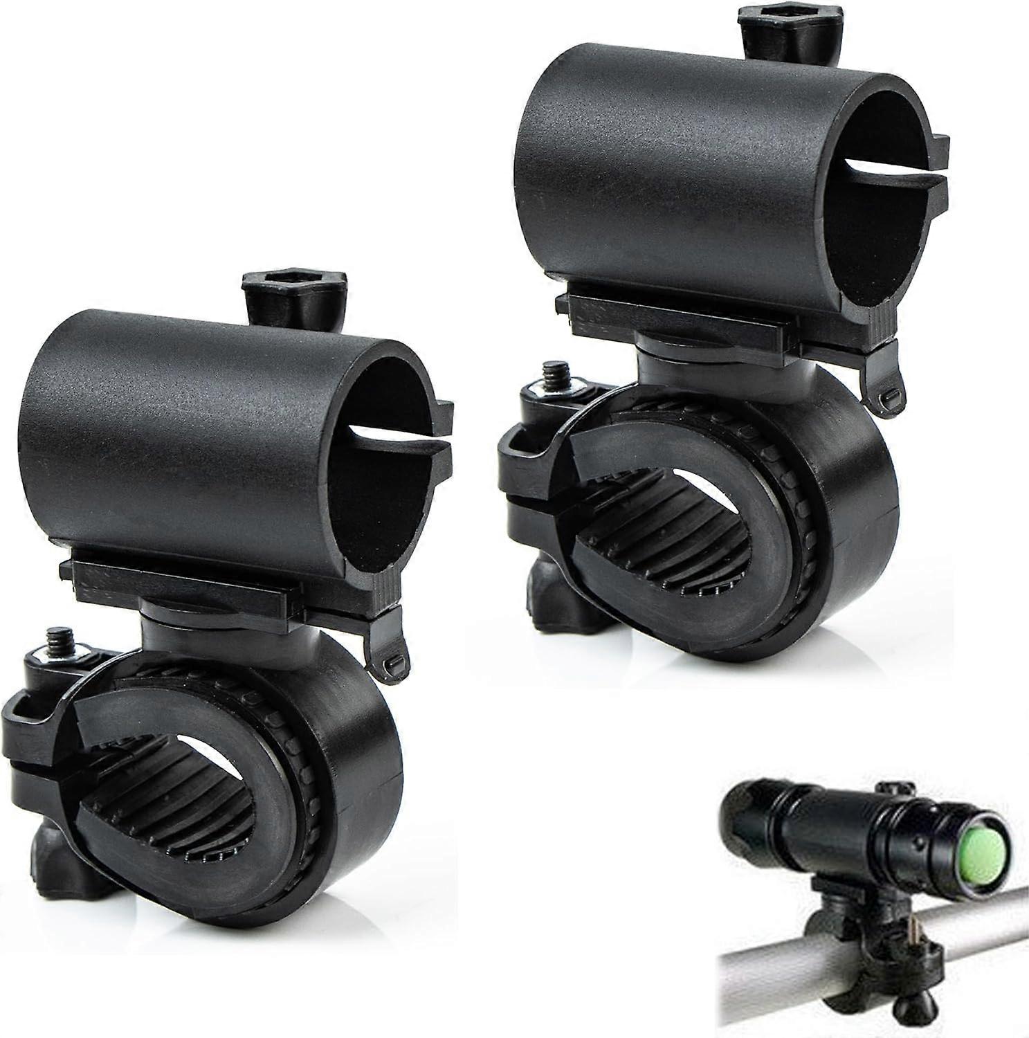 Bike Light Holder, 360 Degree Rotatable Bicycle Flashlight Holder