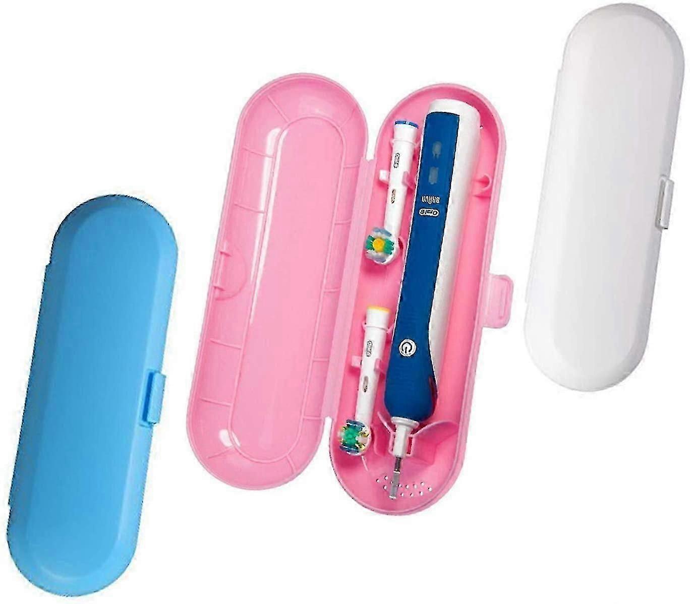 Pcs Electric Toothbrush Case And Replacement Brush Head For Oral B