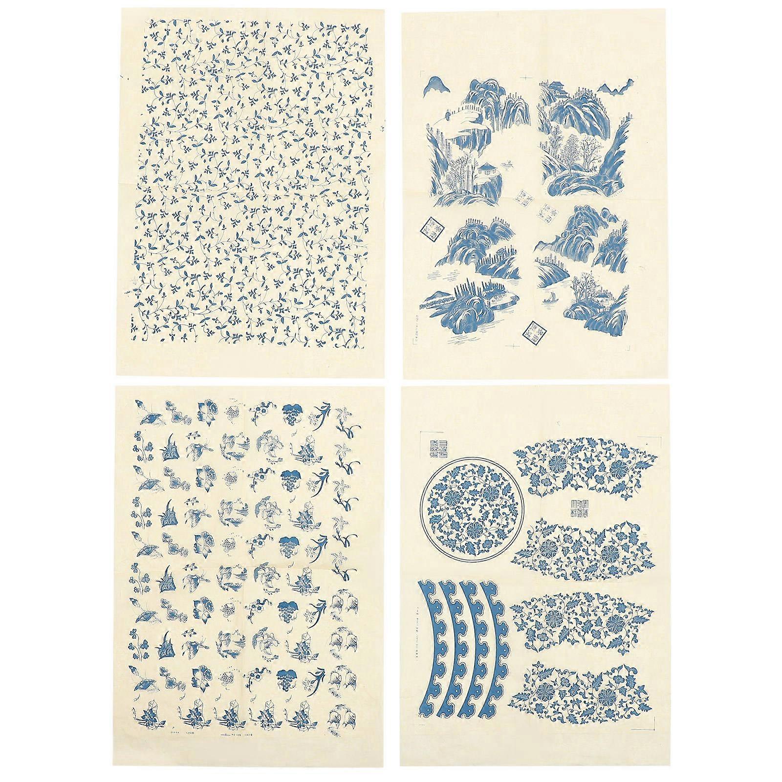 Pottery Underglaze Paper Ideal For DIY Projects In Chinese Style Using Underglaze Transfer