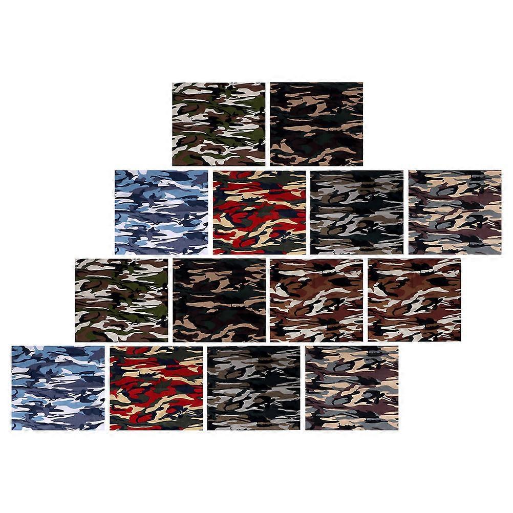 Chic Sewing Cloth Fabric For Craft Projects Assorted Color 14Pcs Practical Sewing Sheets