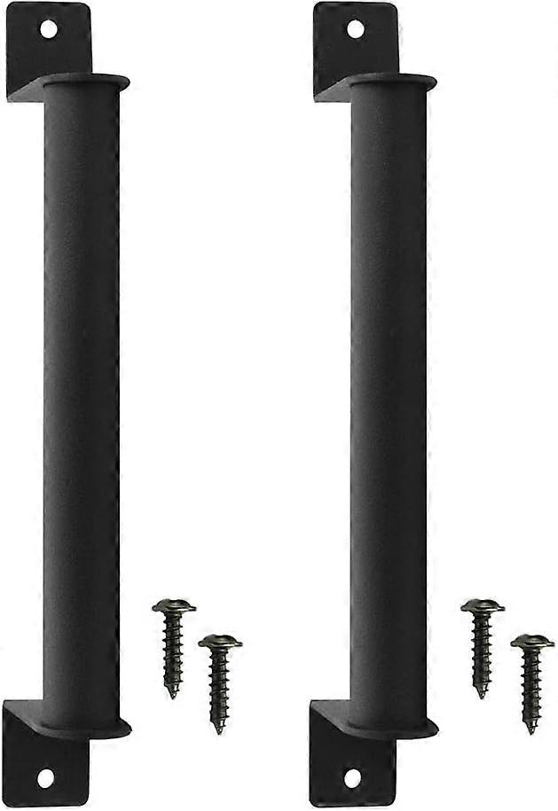 2Pcs Heavy Duty Barn Door Handle Pull Set,Barn Door Hardware Handles With 4 Screws(M4X15Mm)