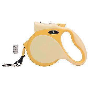 Retractable Leash Comfortable Handle Automatic Telescopic Tractor Dog Tape with Flashlight for Small and Medium Dogs
