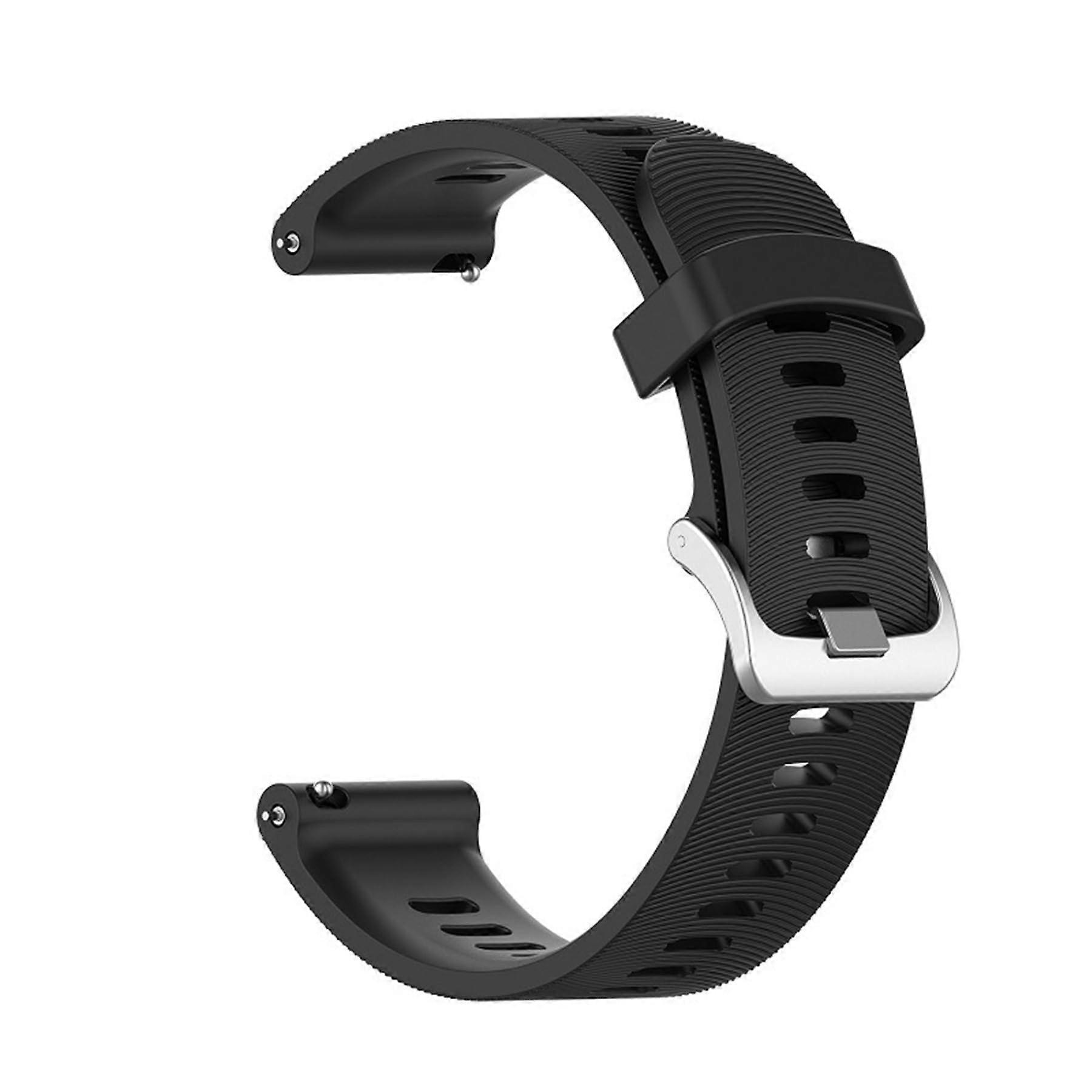 Silicone Wristband for Garmin Approach S12 S40 S42 and Forerunner 245, Durable Easy Fit Replacement Strap in Black