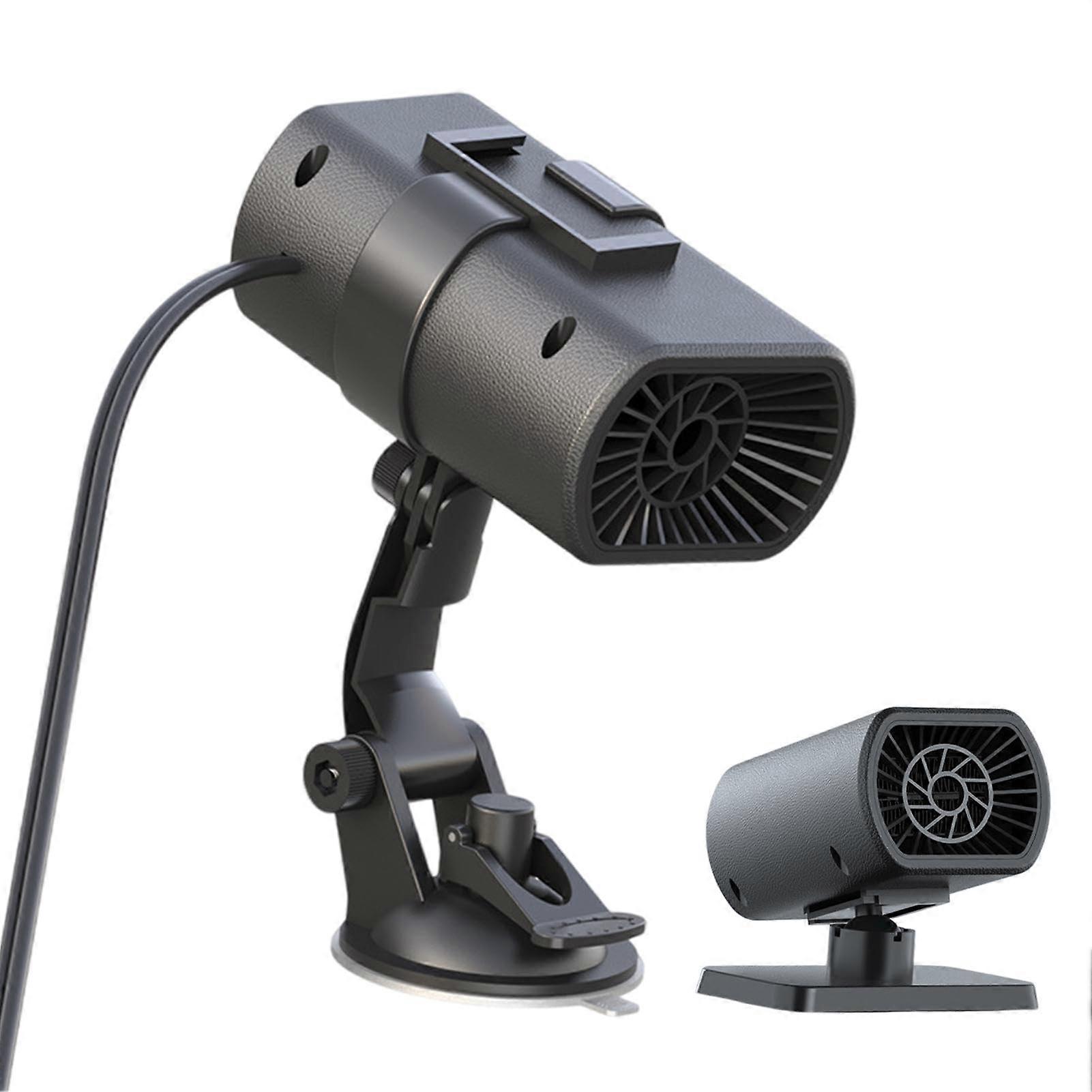 Portable Car Windshield Dryer 12V Compact Defogger with Fast Heating Adjustable 360-Degree Design 4.84x2.05x5.98 Inches