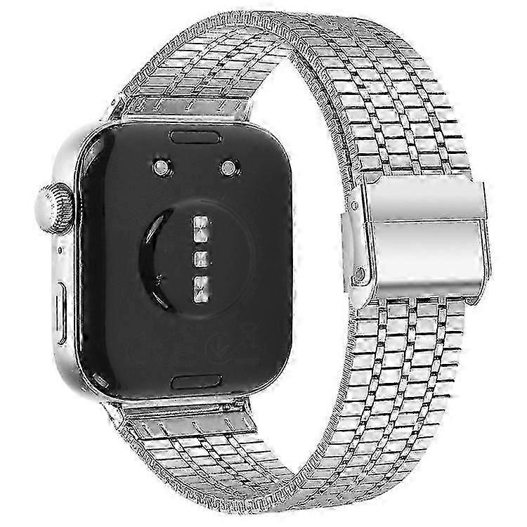 Compatible pour Huawei Watch Fit 3 bandes 316L bracelet de remplacement en acier inoxydable, argent
