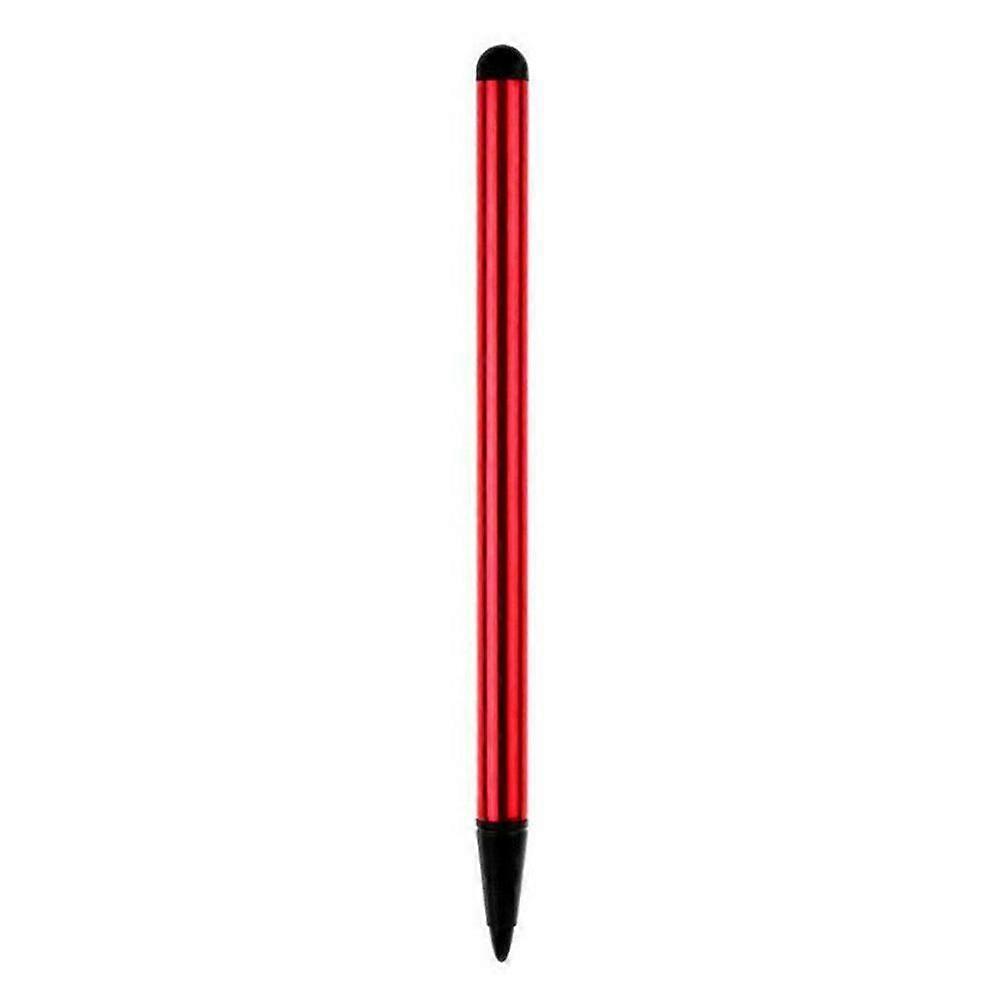 Universal Dual Tip Stylus Pen for All Touchscreens High Sensitivity Rubber Nib No Scratches Black Silver Red