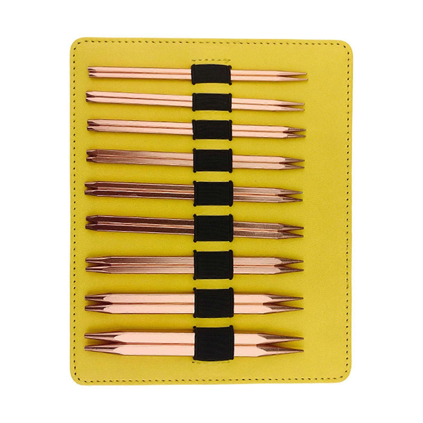 3.5mm-8.0mm Crochet Hook Set Circular Knitting Needle Set Interchangeable Circular Needle Knitting Tool for Blanket Multicolor