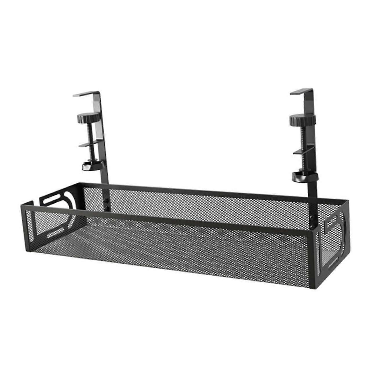 Cable Organiser Under Desk Cable Management Tray, No Drilling, Keeps Cables Tidy, Universal Fit