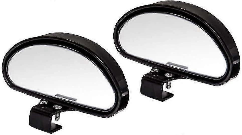 Accompanied Driving Mirror Blind Spot Mirror Blind Spot Mirror Accompanied Driving Mirror for All Cars- Adjustable Angle Convex Mirror (2Pcs-A)