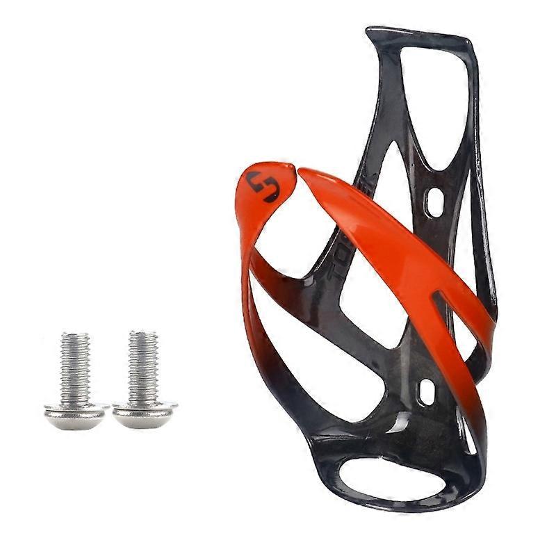 TOSEEK Cycling Open Water Bottle Cage Orange Glossy