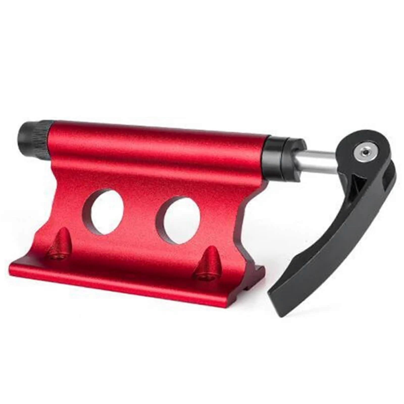 Bike Fork Mount - Portable Front Fork Stand Holder for Mountain and Road Bikes, Quick Release Fixed Clamp, Red