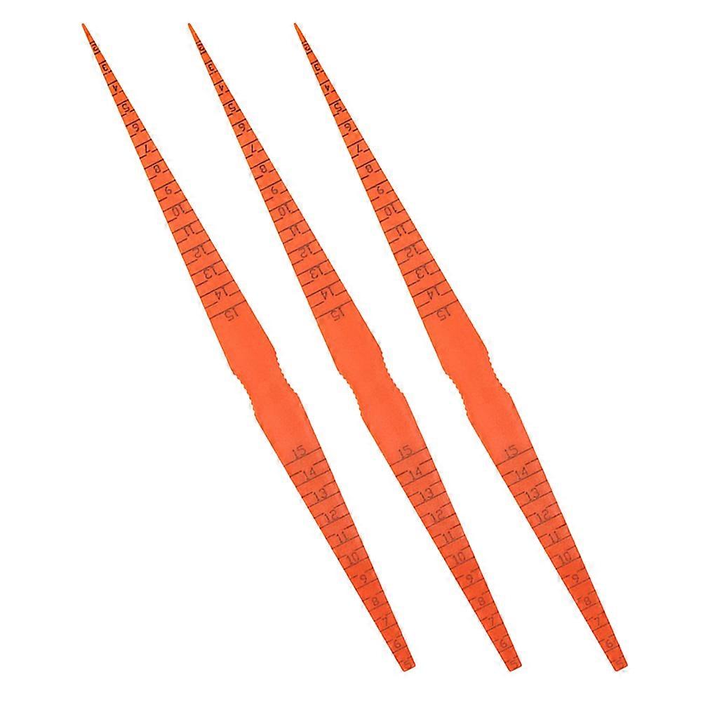 3pcs Durable Plastic Car Door Panel Gap Alignment Gauge Tool for Auto Vehicle Inspection – Lightweight and Portable Measuring Taper Feeler for