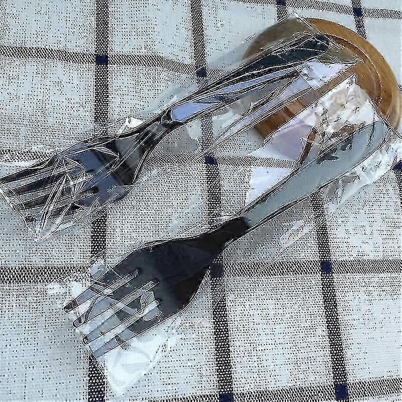 100 Disposable Forks Pasta Dessert Forks