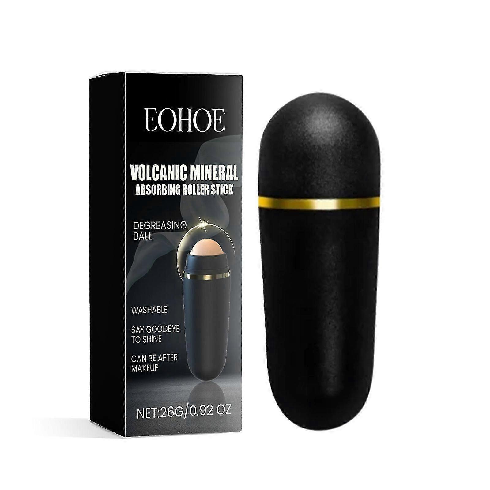 EOHOE volcanic roller care stick reduces body odor, reduces body pigmentation, and controls oil. Portable