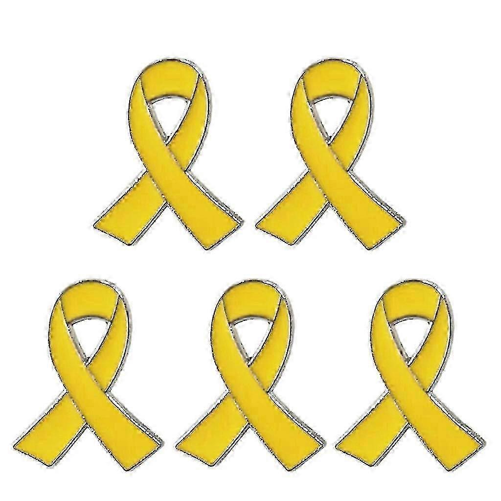 Set of 5 Ribbon Enamel Pins with Beautiful Design and Alloy Material