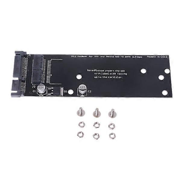 SSD to SATA Adapter Card for Apple Macbook Air 2012 A1465 A1466 Replacement