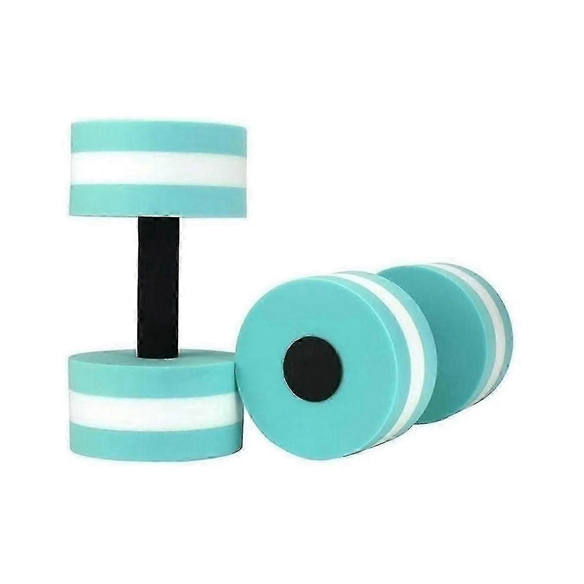 2 Pack Aerobics Foam Dumbbells, Water Exercise Dumbbells, Swimming Resistance Water Barbell, Swimmi