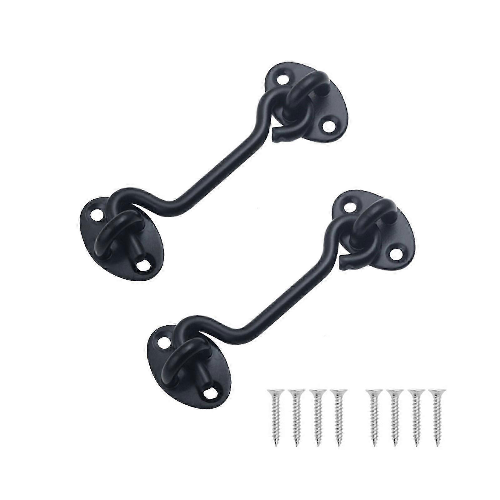 Secure & Adjustable Stainless Steel Door Window Hook Reliable & Convenient Cabin Hook Gate Hook Lock Simple Installation Cs