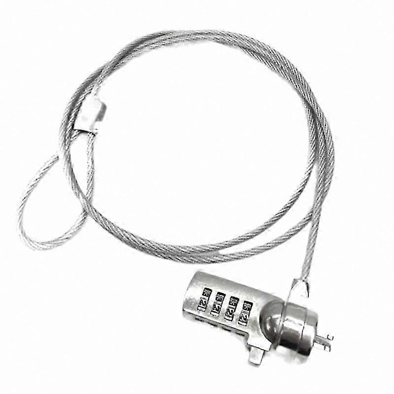 Anti-Theft Security Cable for Laptop | Universal Computer Lock | Internet Cafe & Office Protection