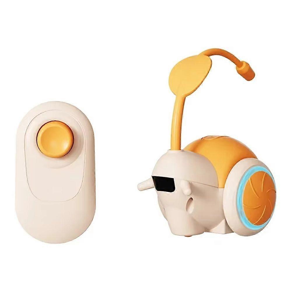 Cat Toys for Indoor Adult Cats Remote Control Cat Toy with 4 Directions,LED Lights Interactive Remote Control Pet Toy