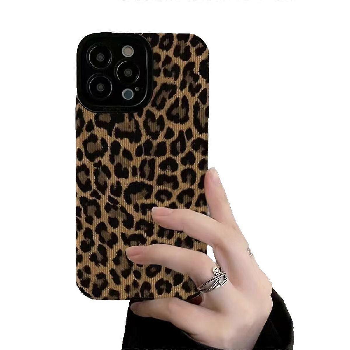 New sexy leopard print style mobile phone protective case suitable for Apple