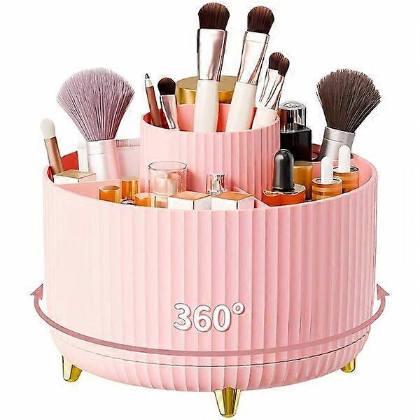 360-degree rotating cosmetic storage, high-gloss and durable, with excellent space utilization