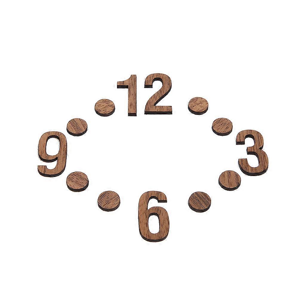 Simplified Hanging Clock DIY Wooden Clock Kit for Assembly 1Set