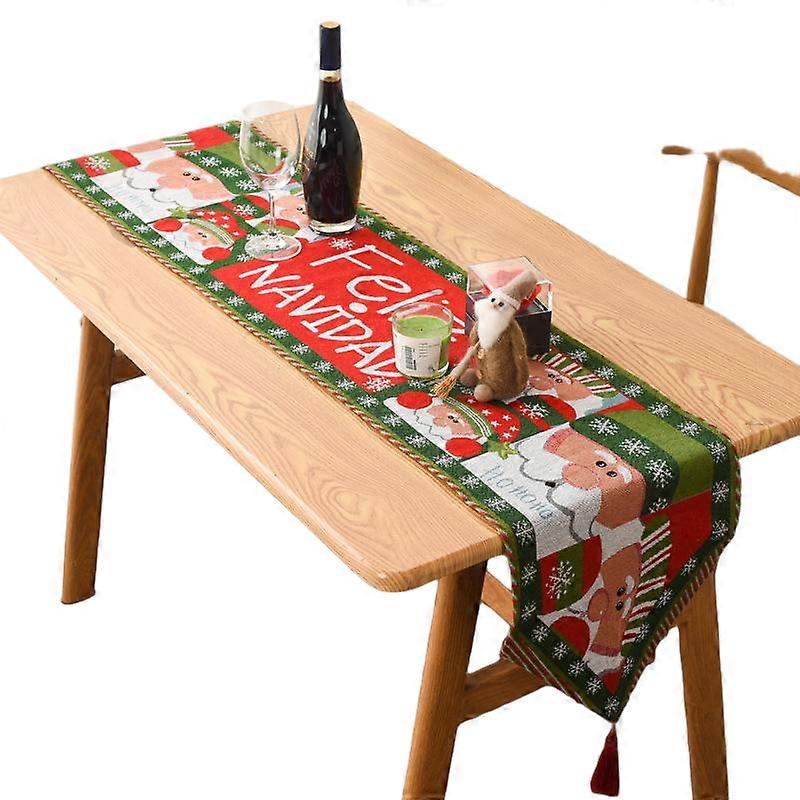 Knitted long tablecloths, various specifications and rich colors, suitable for party decoration