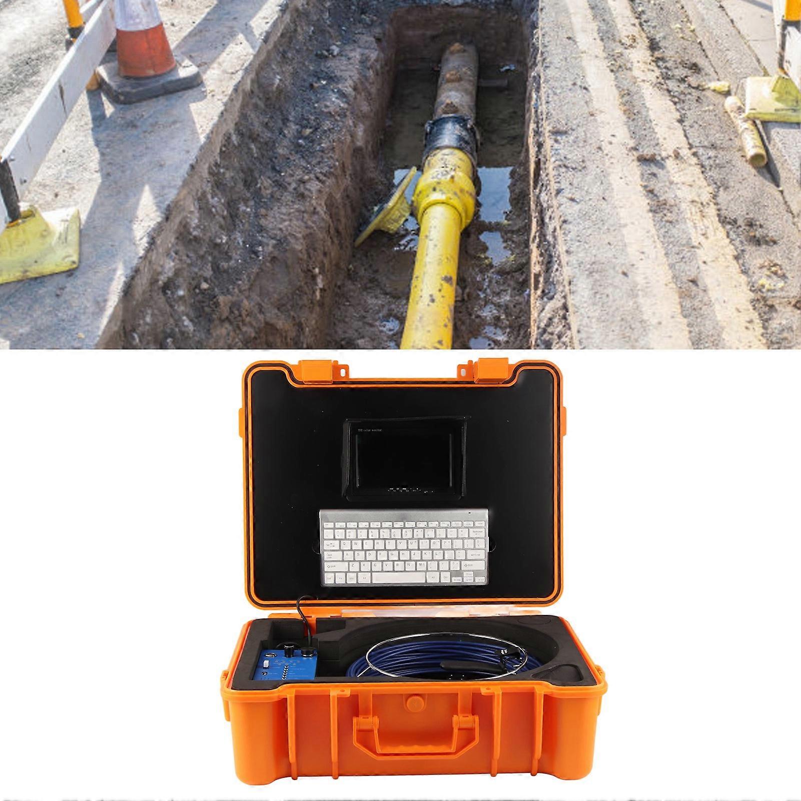 Inspection Borescope 7" 1080P Endoscope Camera with 20m Cable