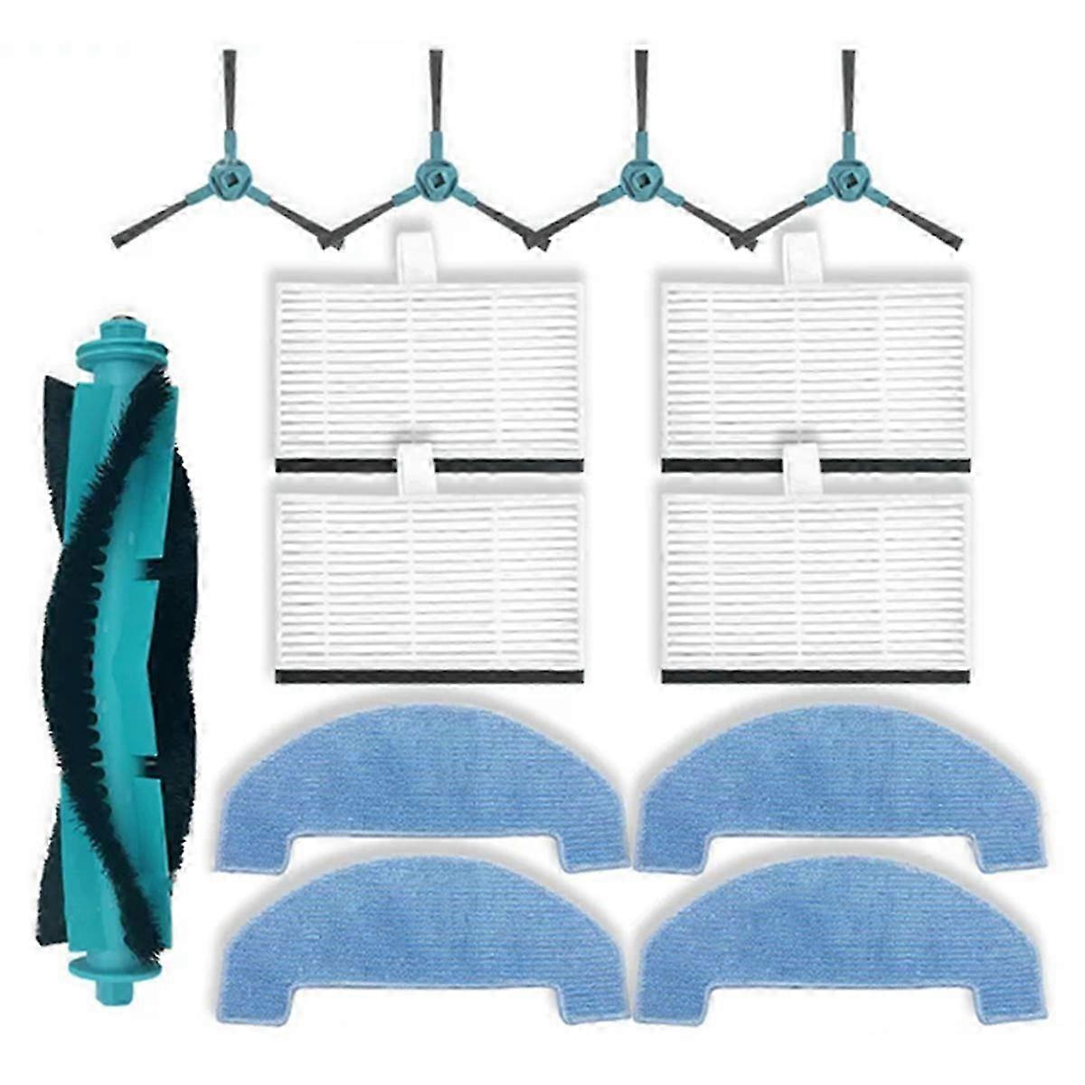 compatible Proscenic Q8 / Q8Max, Mova E10, Ultenic D10, Ultenic T10 Lite Vacuum Parts Main Side Brush Hepa