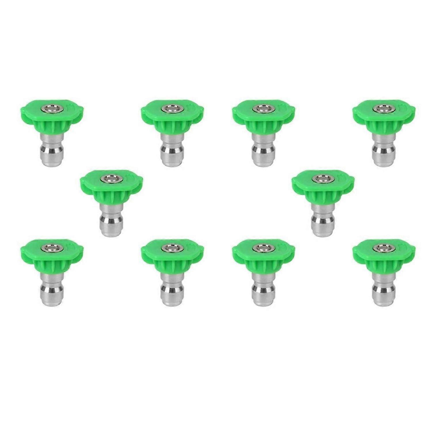 Pressure Washer Nozzle Tip Set, Replacement, 5Pack (Green)