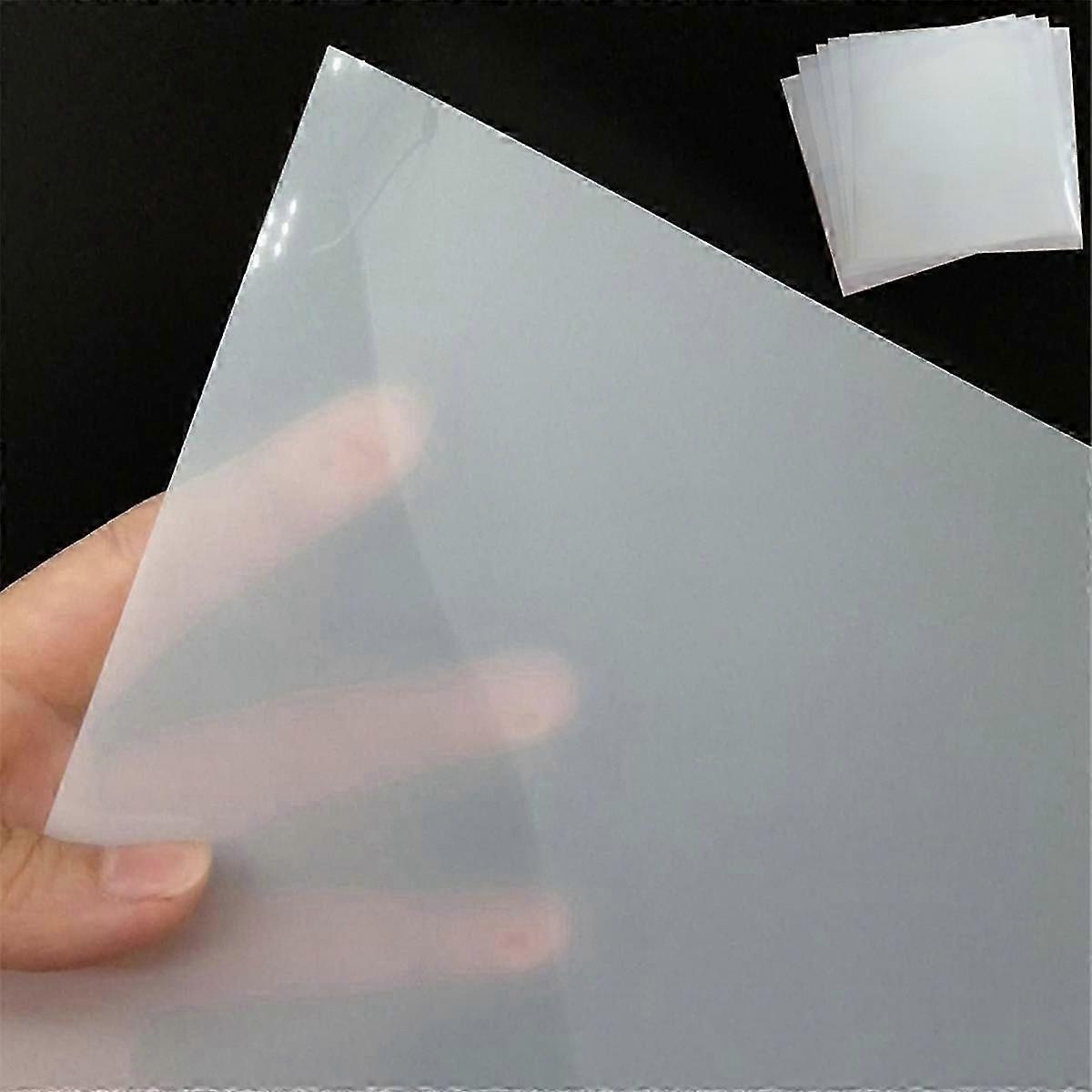 12 Sheets 10mil Mylar Stencil Sheets 12x12 Inch Milky Translucent PET for Crafting and DIY Projects